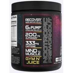 BUCKED UP, BAMF, PREMIUM ноотропный предтренировочный комплекс, вкус Gym N Juice (грейпфрут и цитрус), 366 г (30 порций)